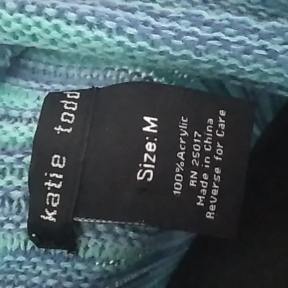 Katie Todd multi color size M long cardigan - Picture 3 of 4